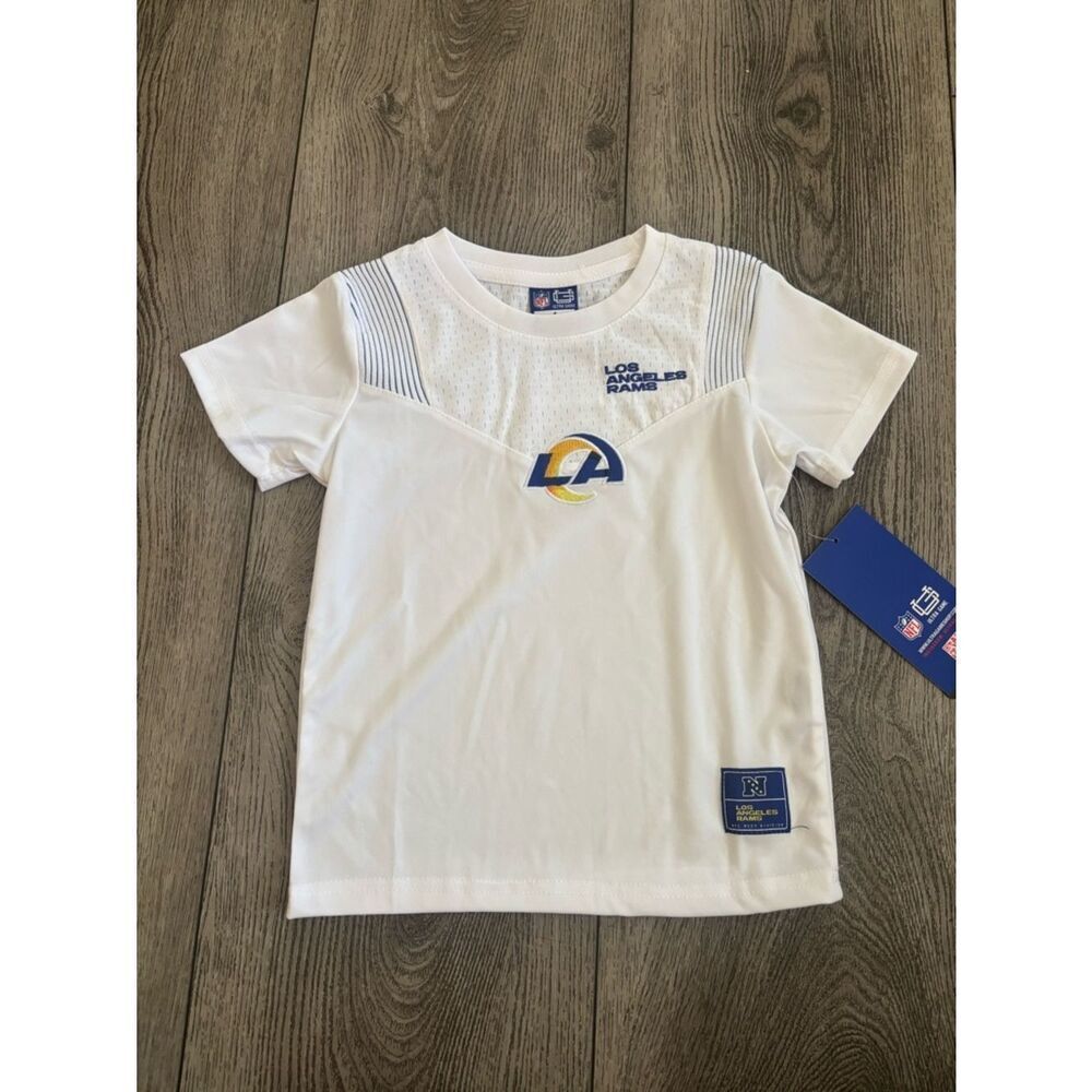 NFL Los Angeles Rams White Kids Short Sleeve Team Tee